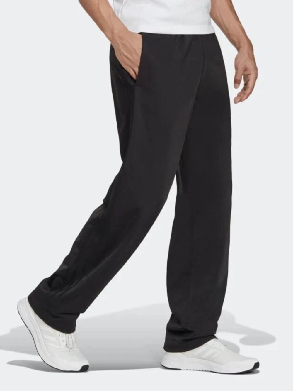 adidas Primegreen Essentials 3-Stripes Warm-Up Track Pants Black XL NWT